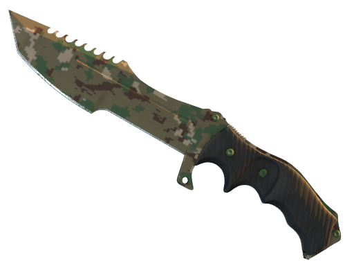 ★ Huntsman Knife | Forest DDPAT (Battle-Scarred)