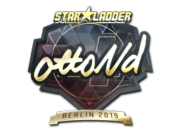 Sticker | ottoNd (Gold) | Berlin 2019