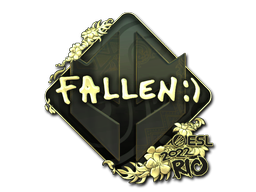 Sticker | FalleN (Gold) | Rio 2022